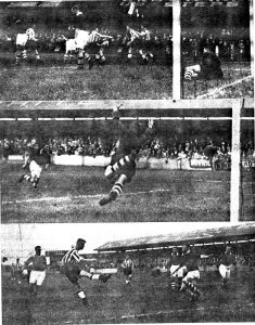 Three goals against Wrexham in 1938