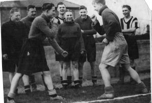 Players Sparring in Training